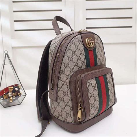 brown gucci backpack|black Gucci backpack women's.